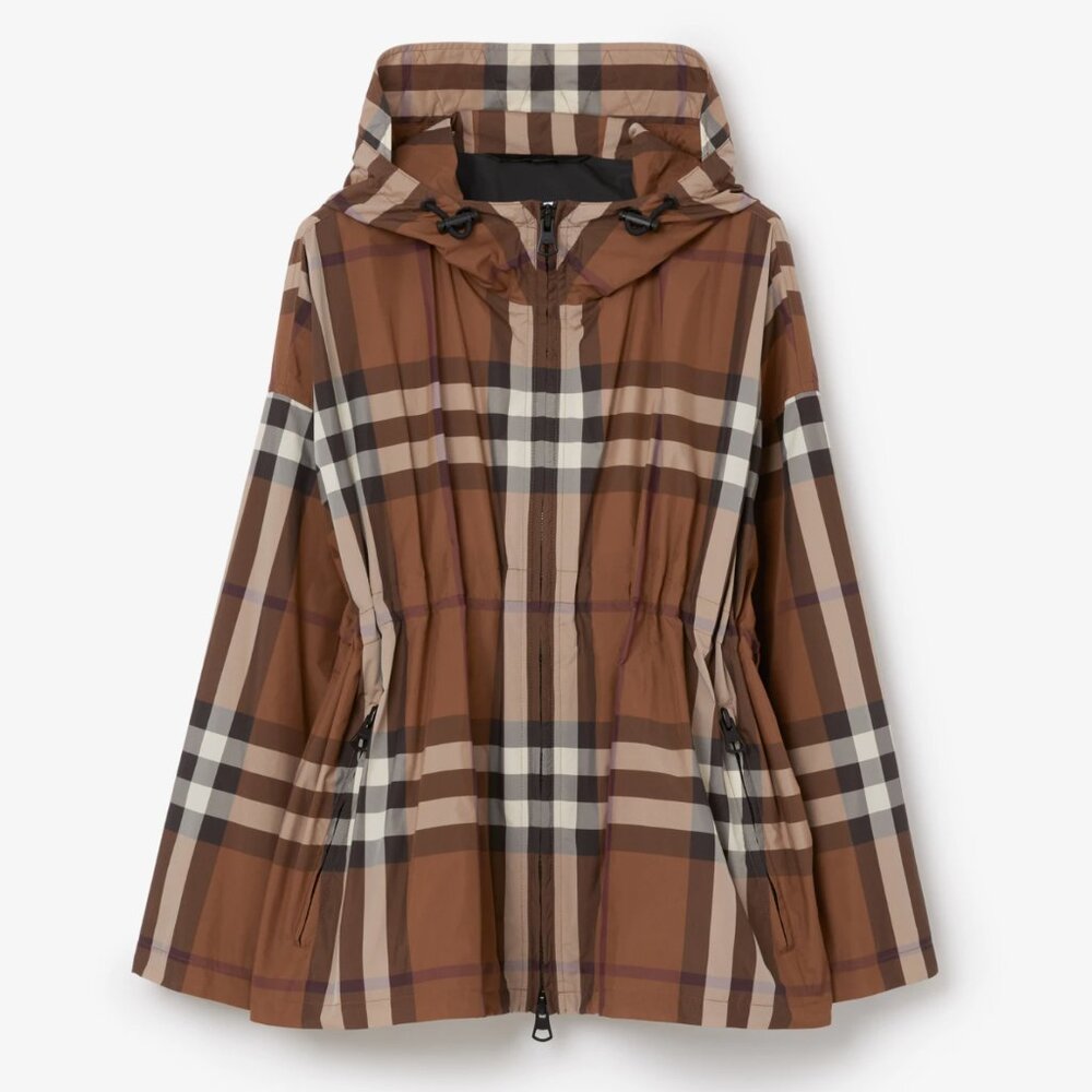 Burberry Bacton Check Lightweight Jacket Women Size 6